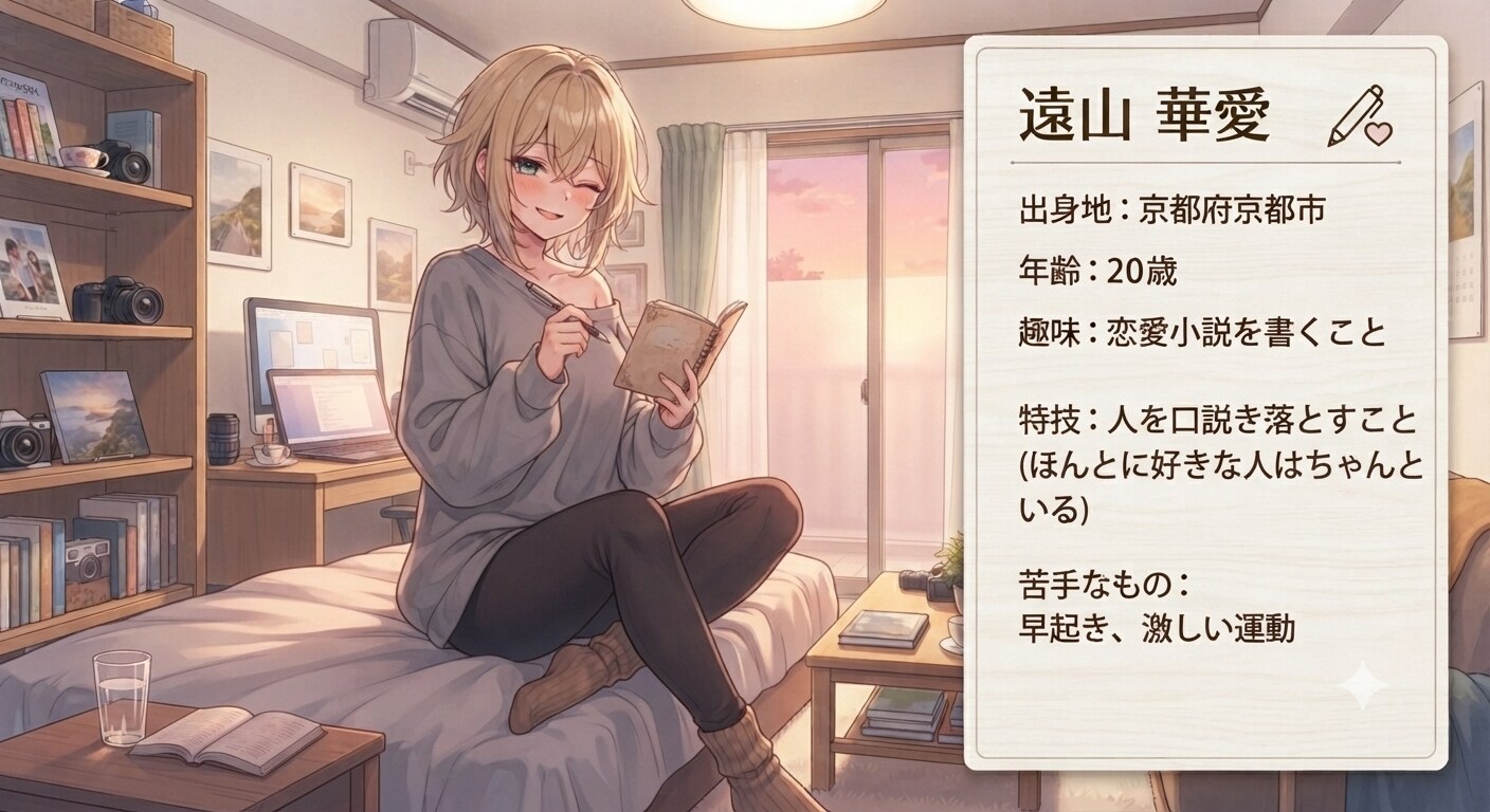 すでにアイデアはあった子を改めて名前をつけてみた