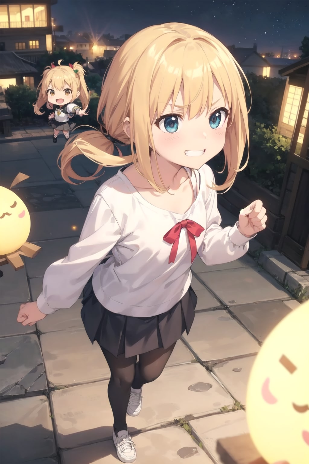 妹「ゆけ、お姉ちゃん！」、姉「私が行くんか-い…！」。 | の人気AIイラスト・グラビア