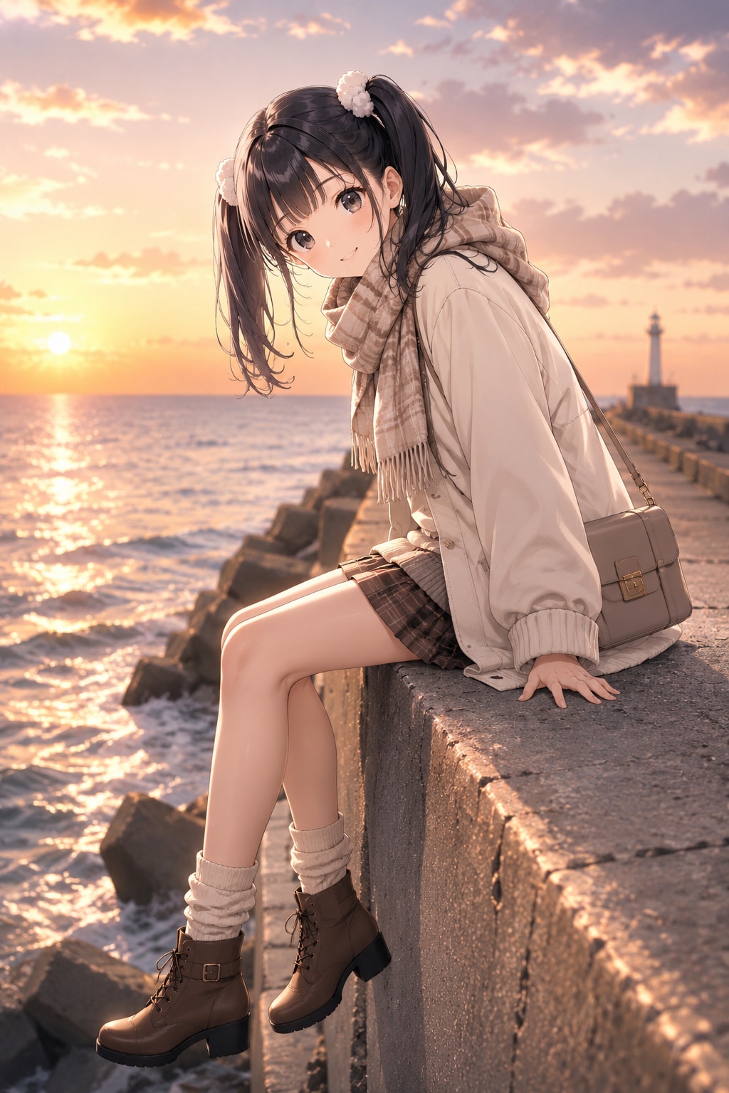 冬の海も綺麗だね♪