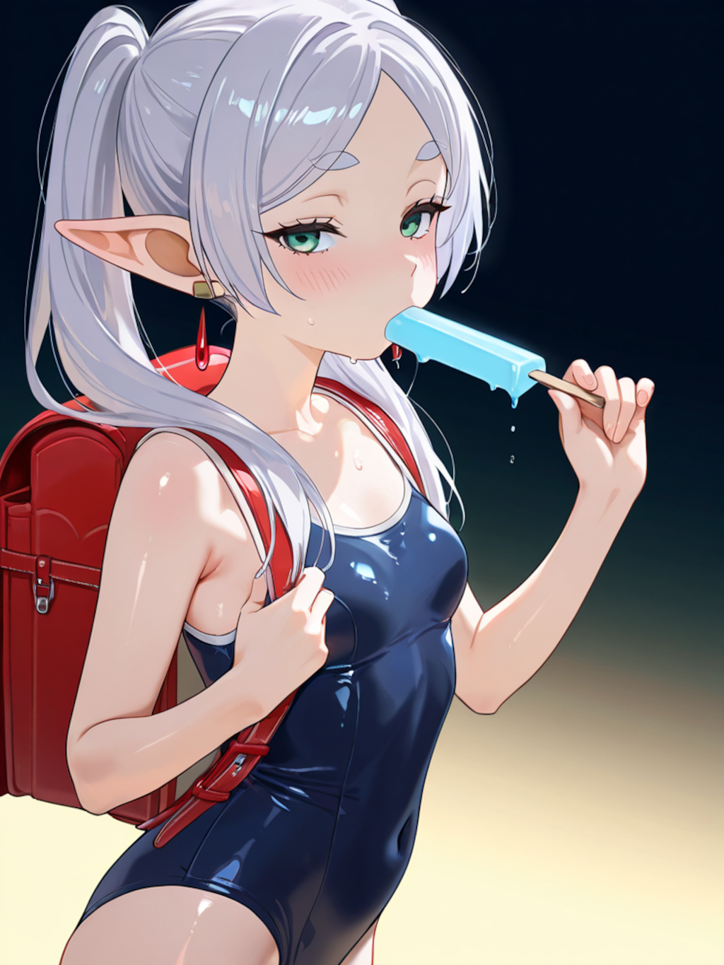 スク水ランドセル　フリーレン