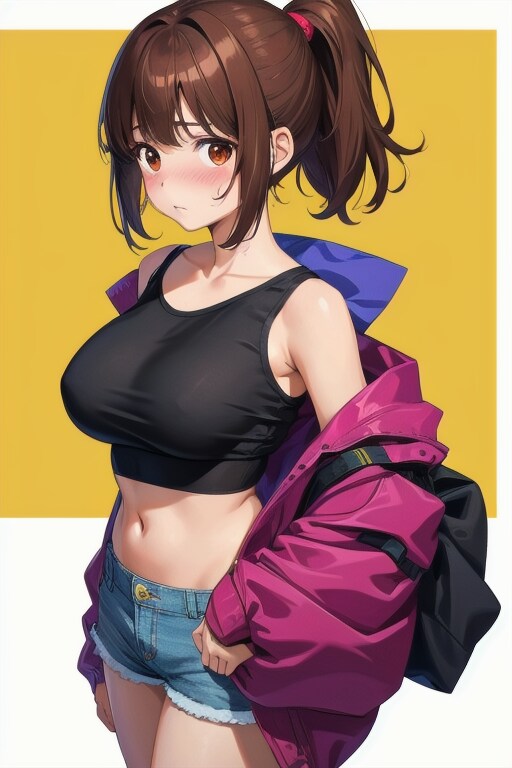 ショートポニテちゃん