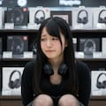 ヘッドホンと黒髪 9枚目
