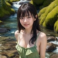 川で涼む No.1 6枚目