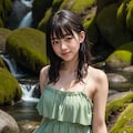 川で涼む No.1 4枚目
