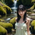 川で涼む No.1 8枚目