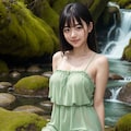川で涼む No.1 2枚目