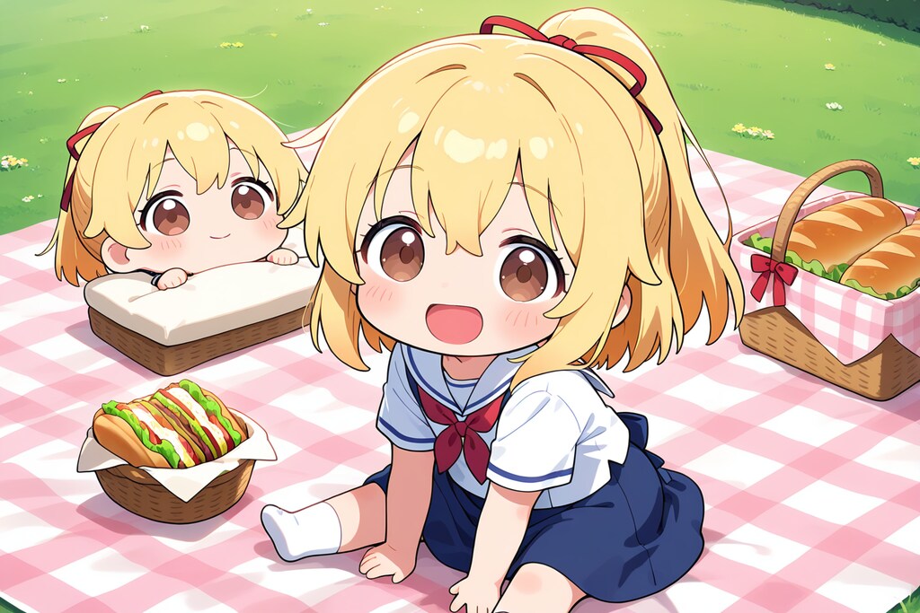 ちび金ポニテちゃんと…ゆっくりポニテ？