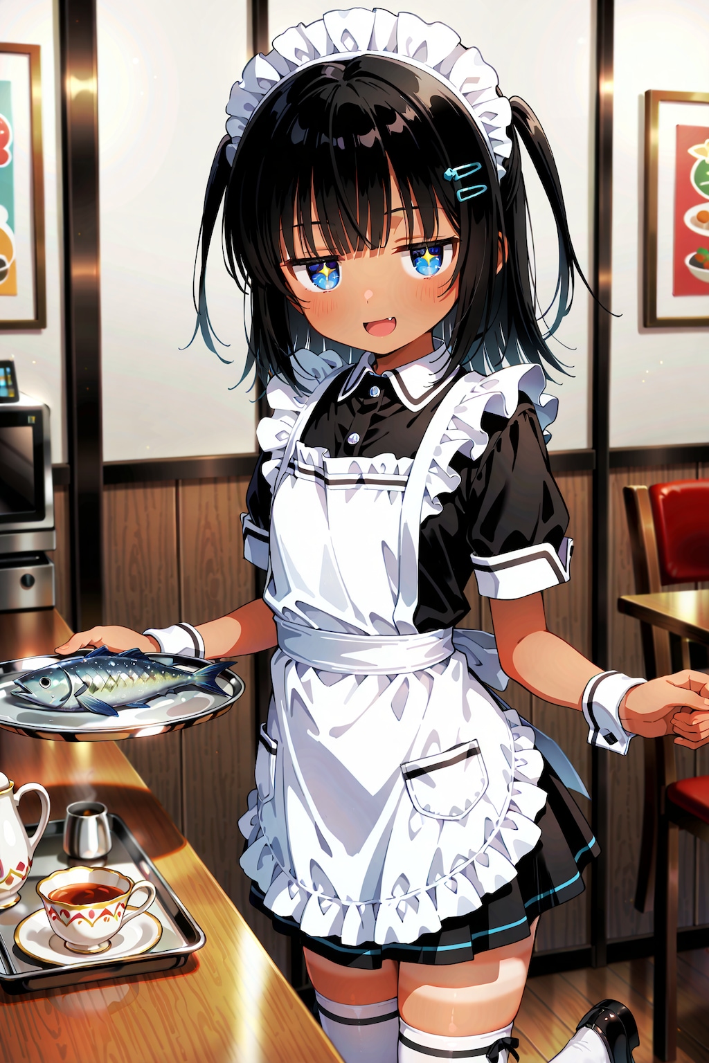 アルバイト中のこなつちゃん