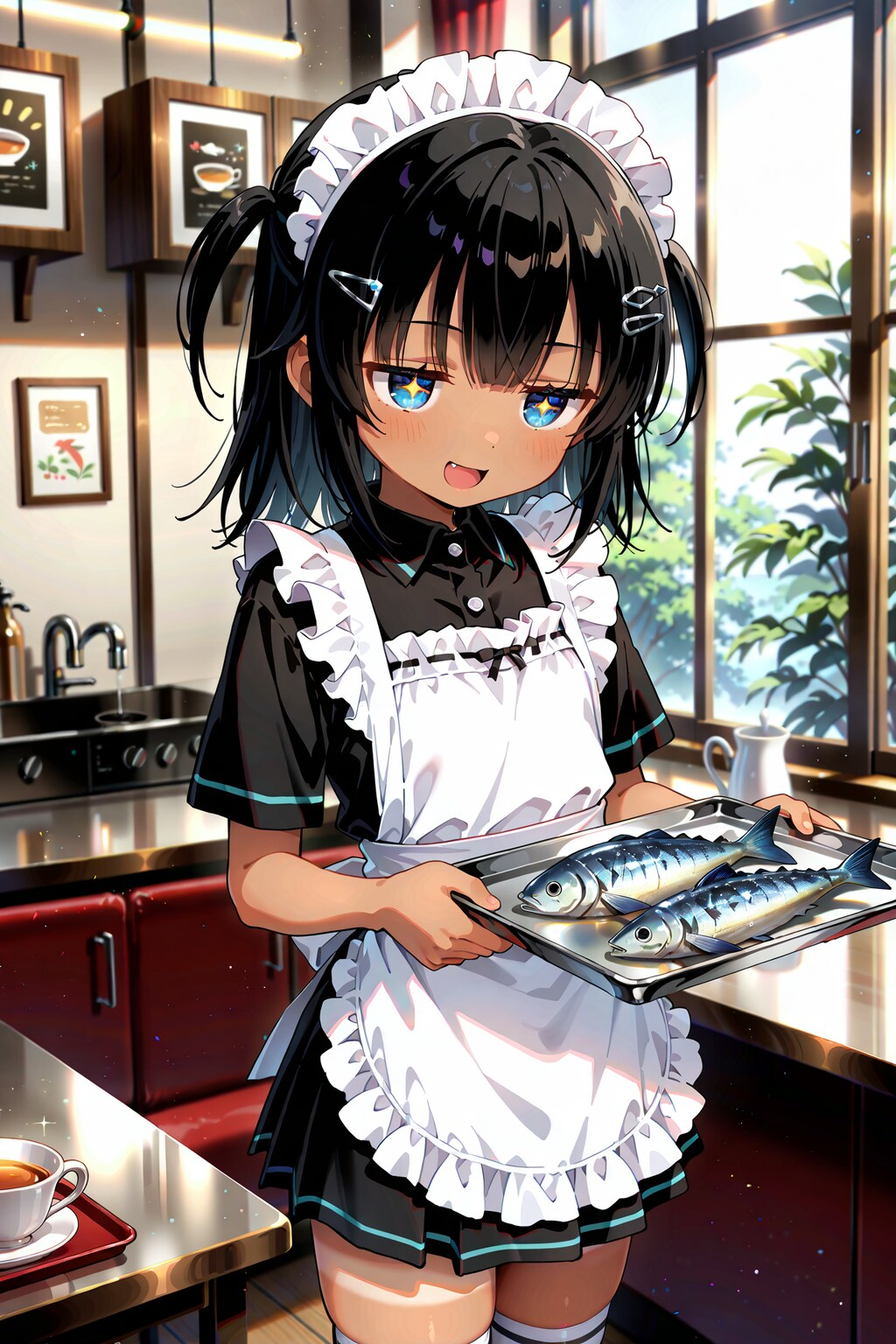 アルバイト中のこなつちゃん