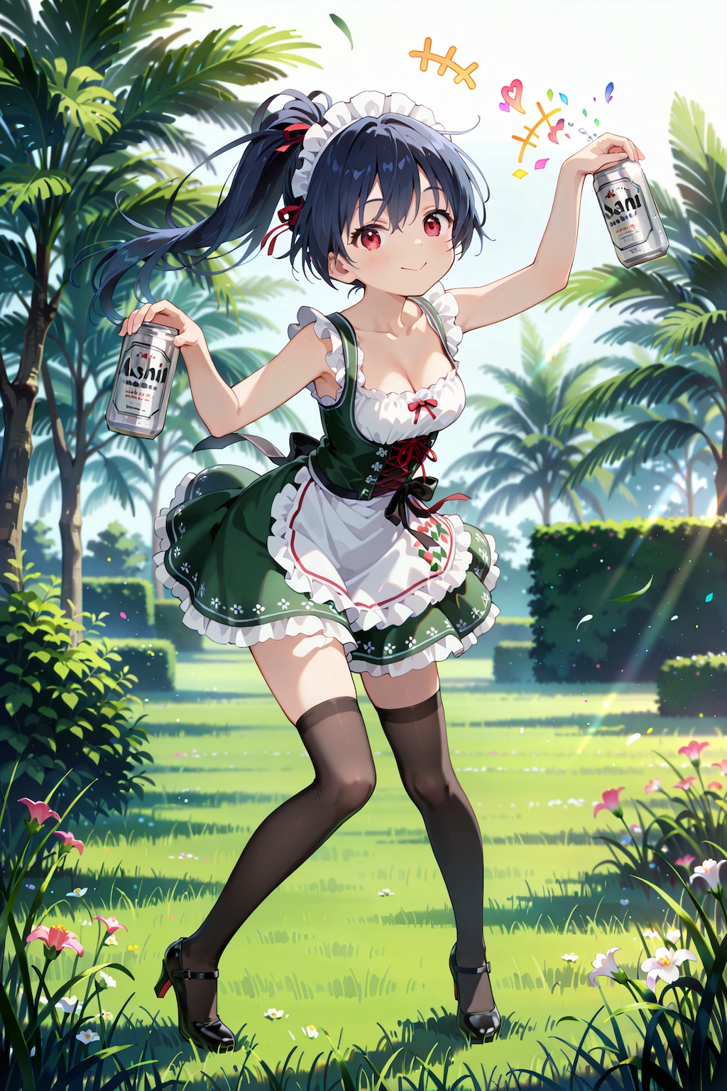 スーパードライと絶対領域の誘惑 Y712