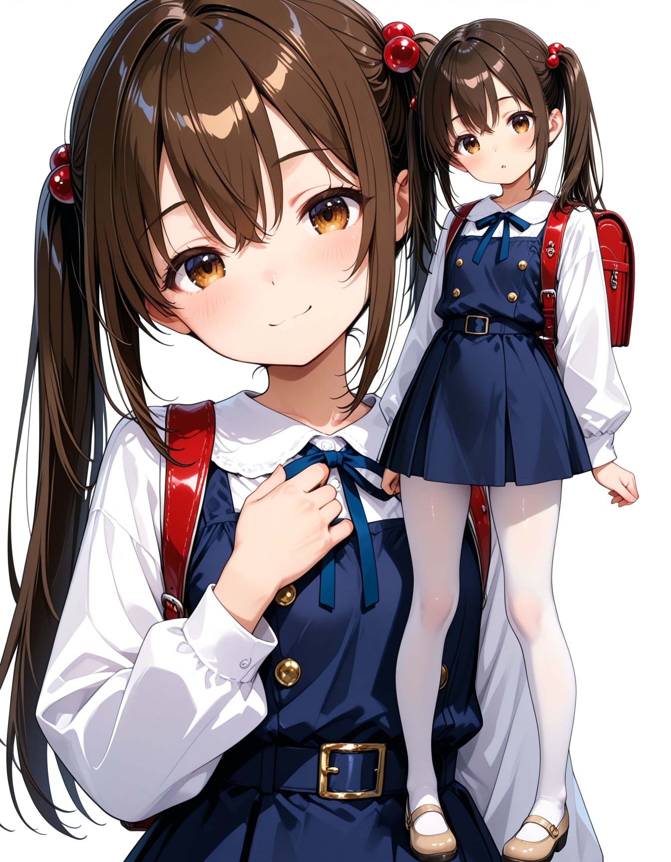 制服白タイツちゃん