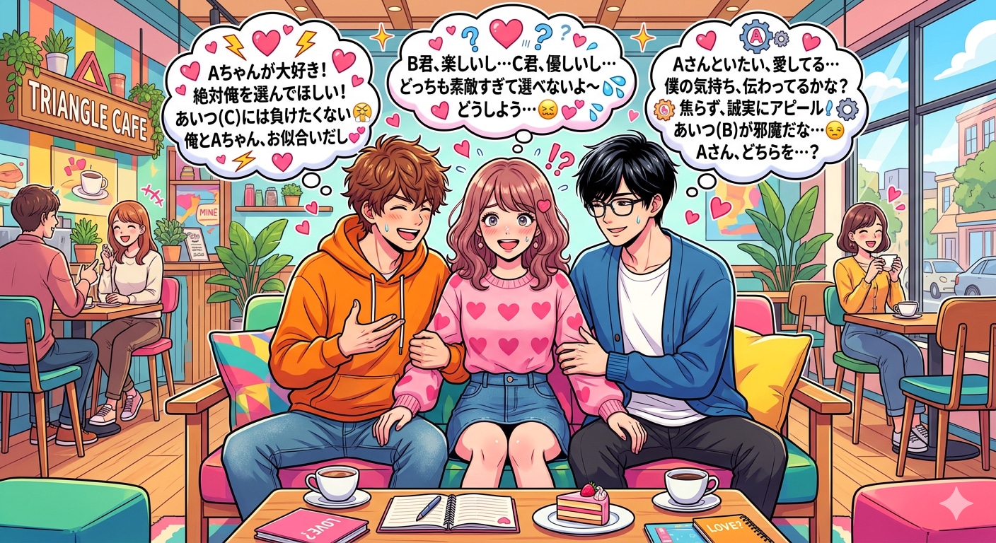 三角関係ABC
