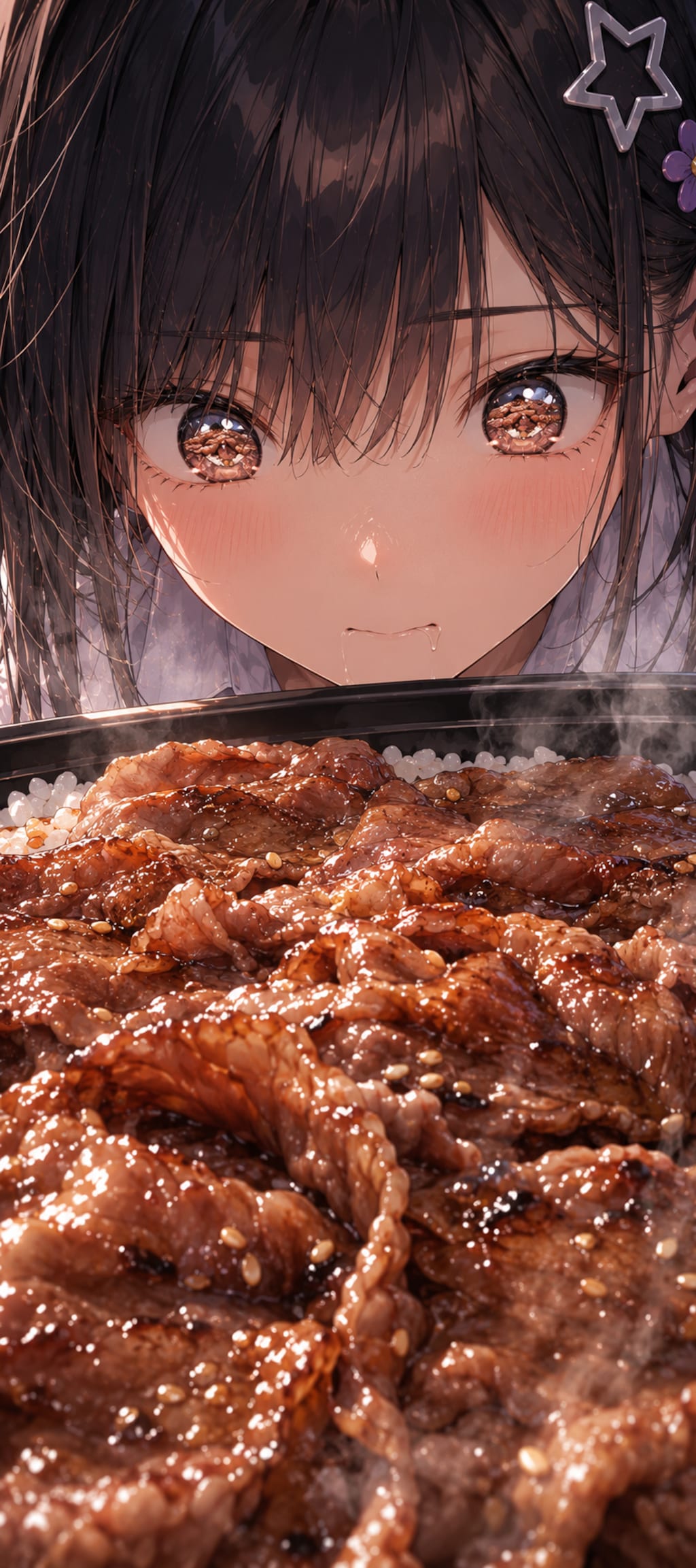 夏音さん食らいつく
