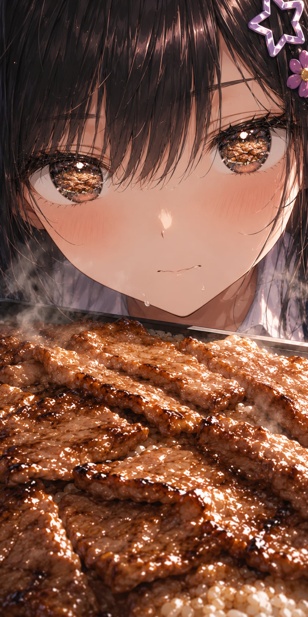 夏音さん食らいつく