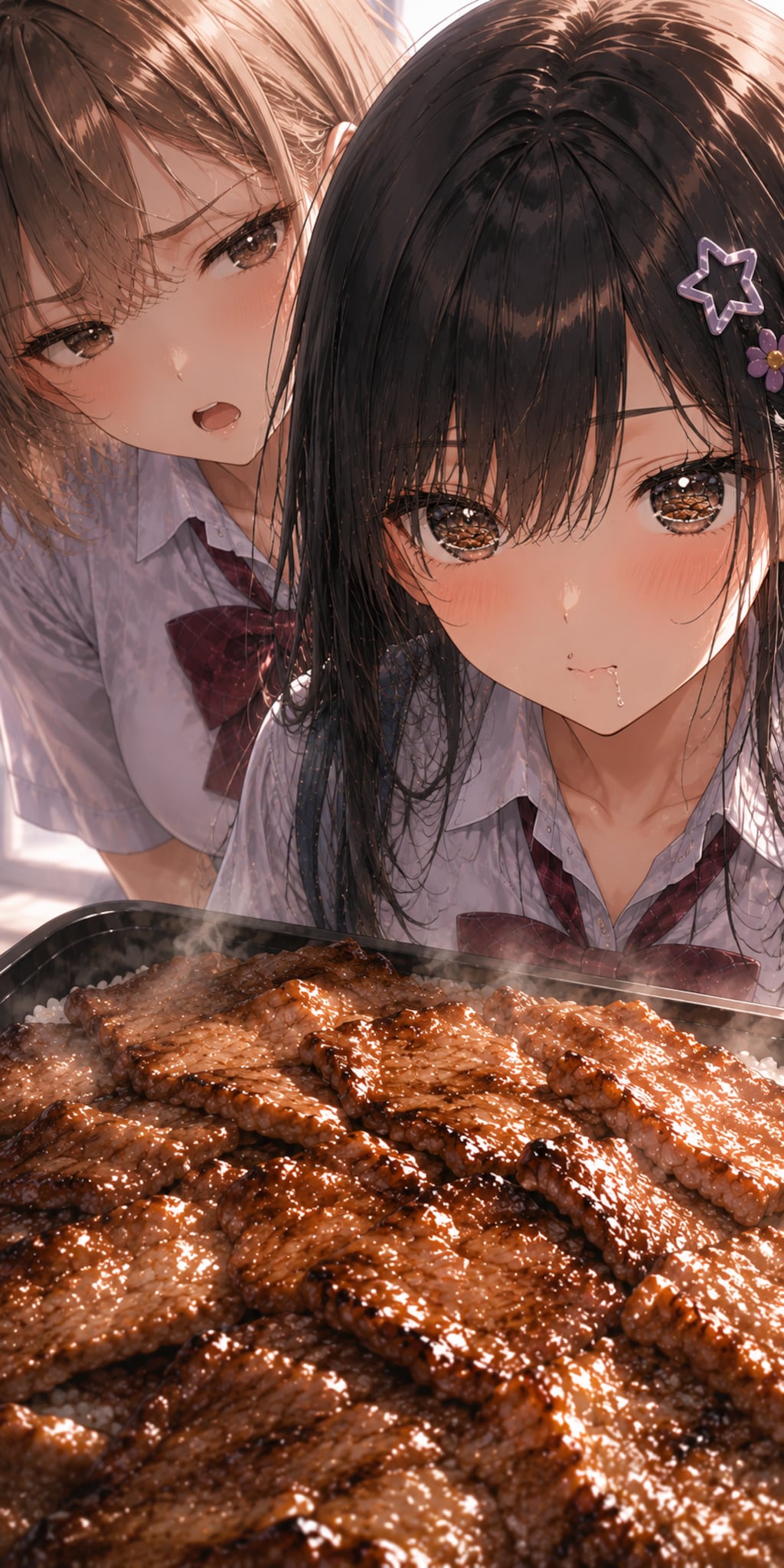 夏音さん食らいつく