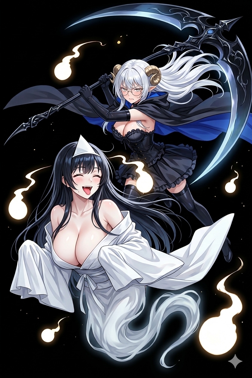 幽霊さん vs 死神さん