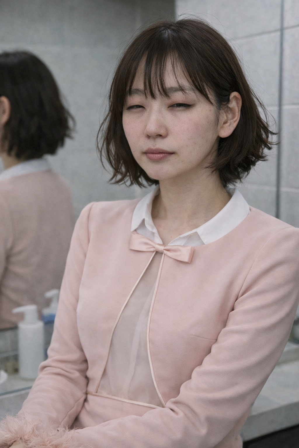 すっぴんから美女へ変身(メイク前、メイク後)