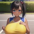 黒髪サイド爆乳ちゃん4 7枚目