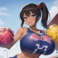 黒髪サイド爆乳ちゃん4 2枚目