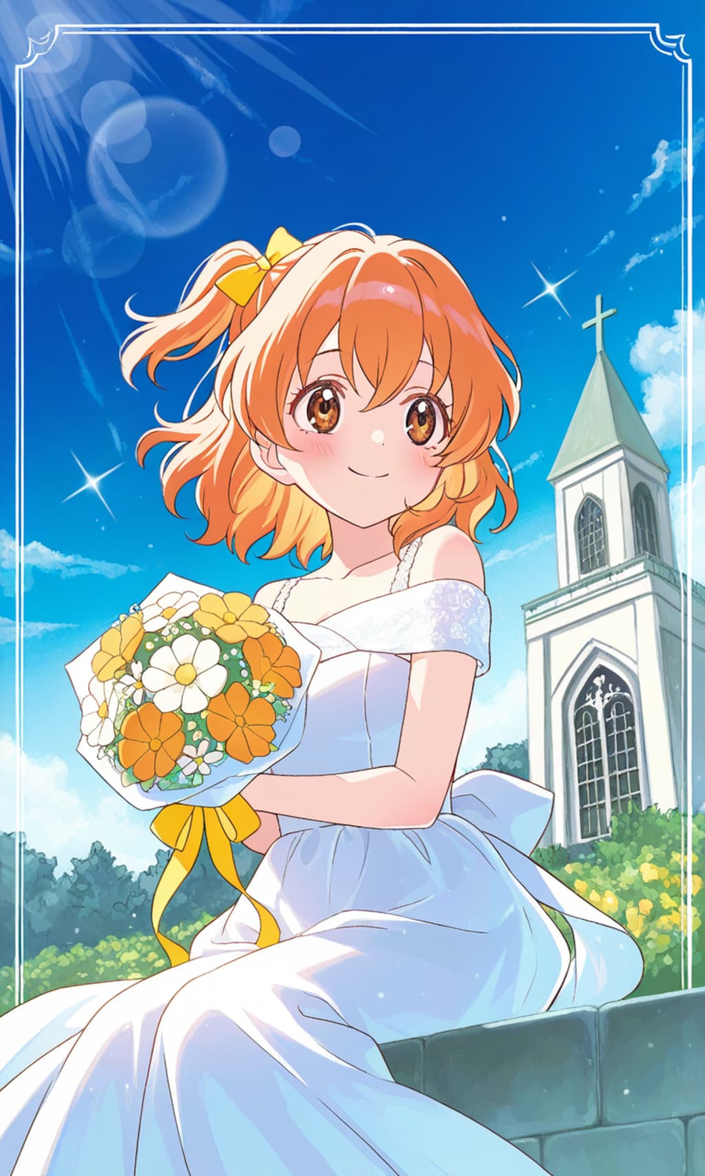 憧れジューンブライド🌺山吹祈里。