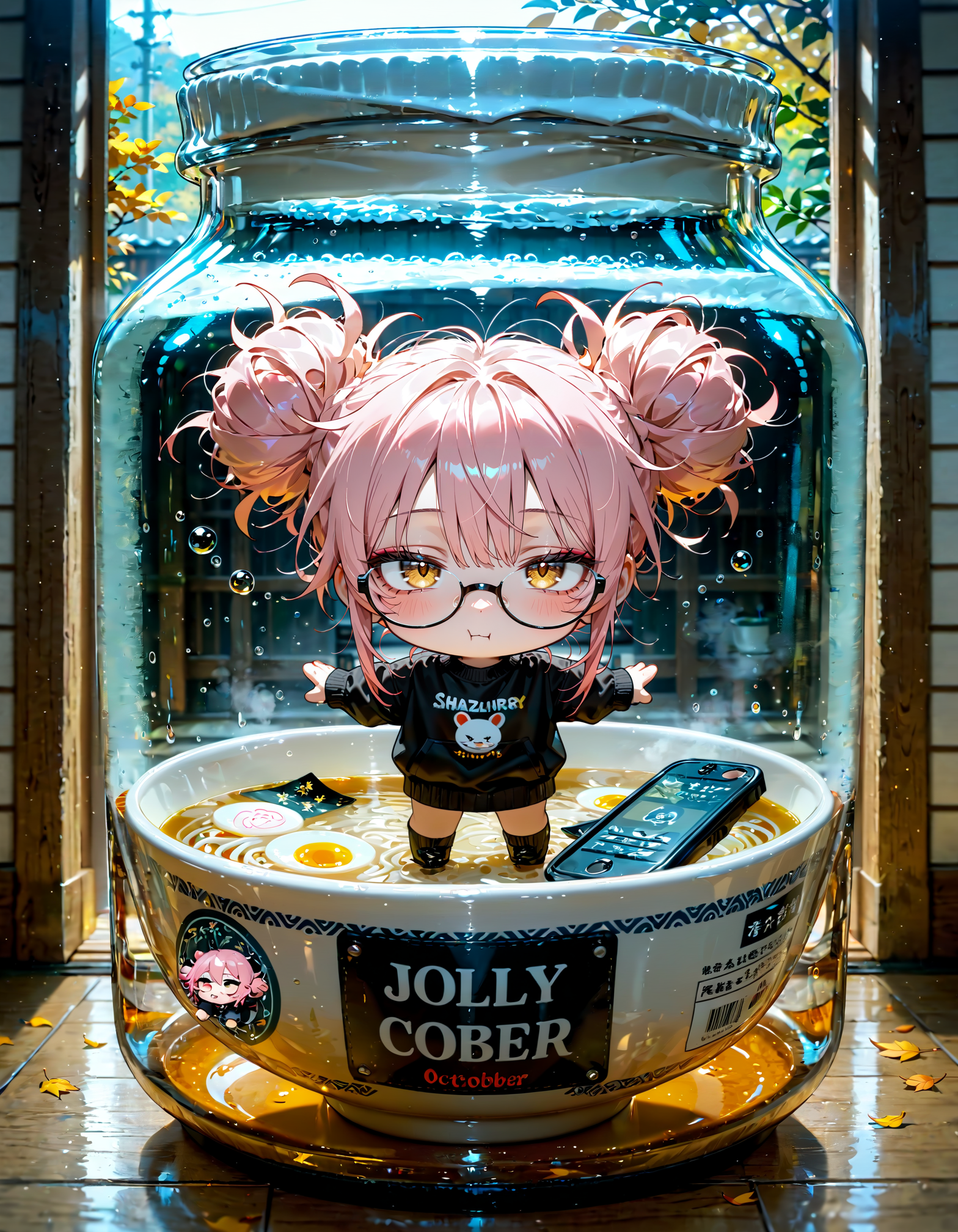 今日は何の日？　とんこつラーメンの日 | の人気AIイラスト・グラビア