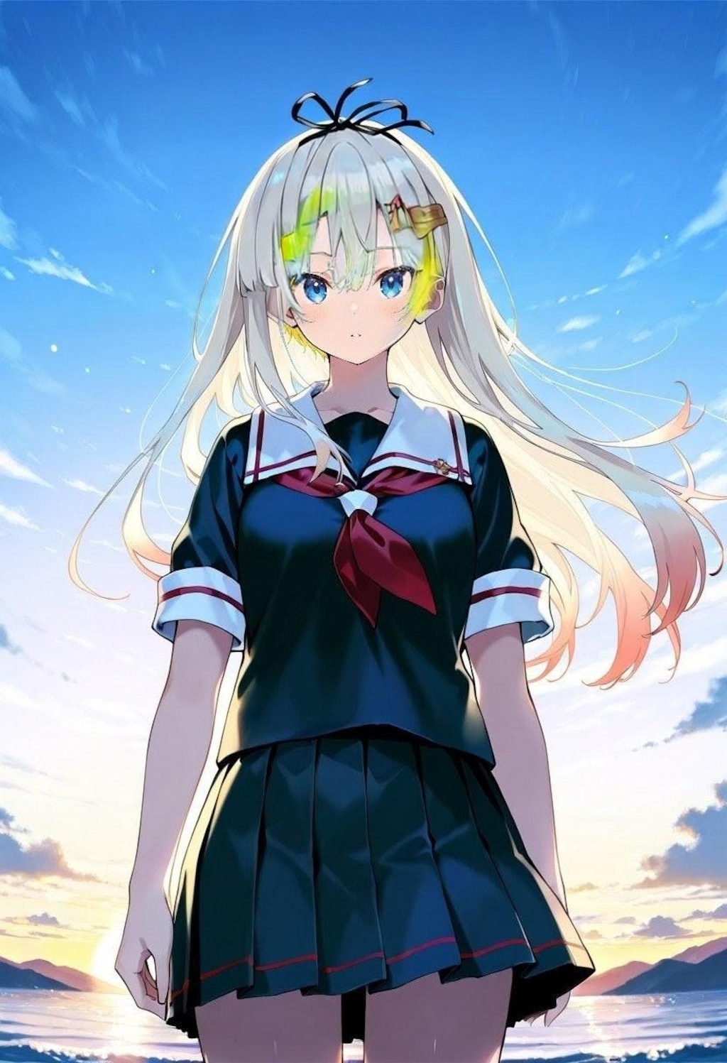 のっぺらぼう夕立さんとその修復