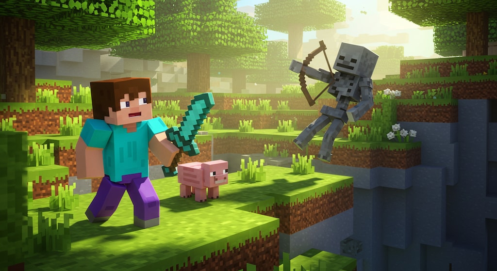 ゲーム画面再現　マインクラフトより