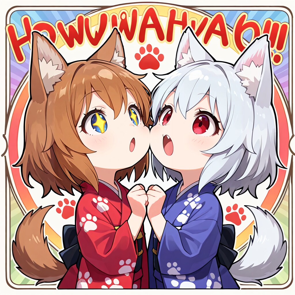 オオカミ印わふーのど飴付属シール