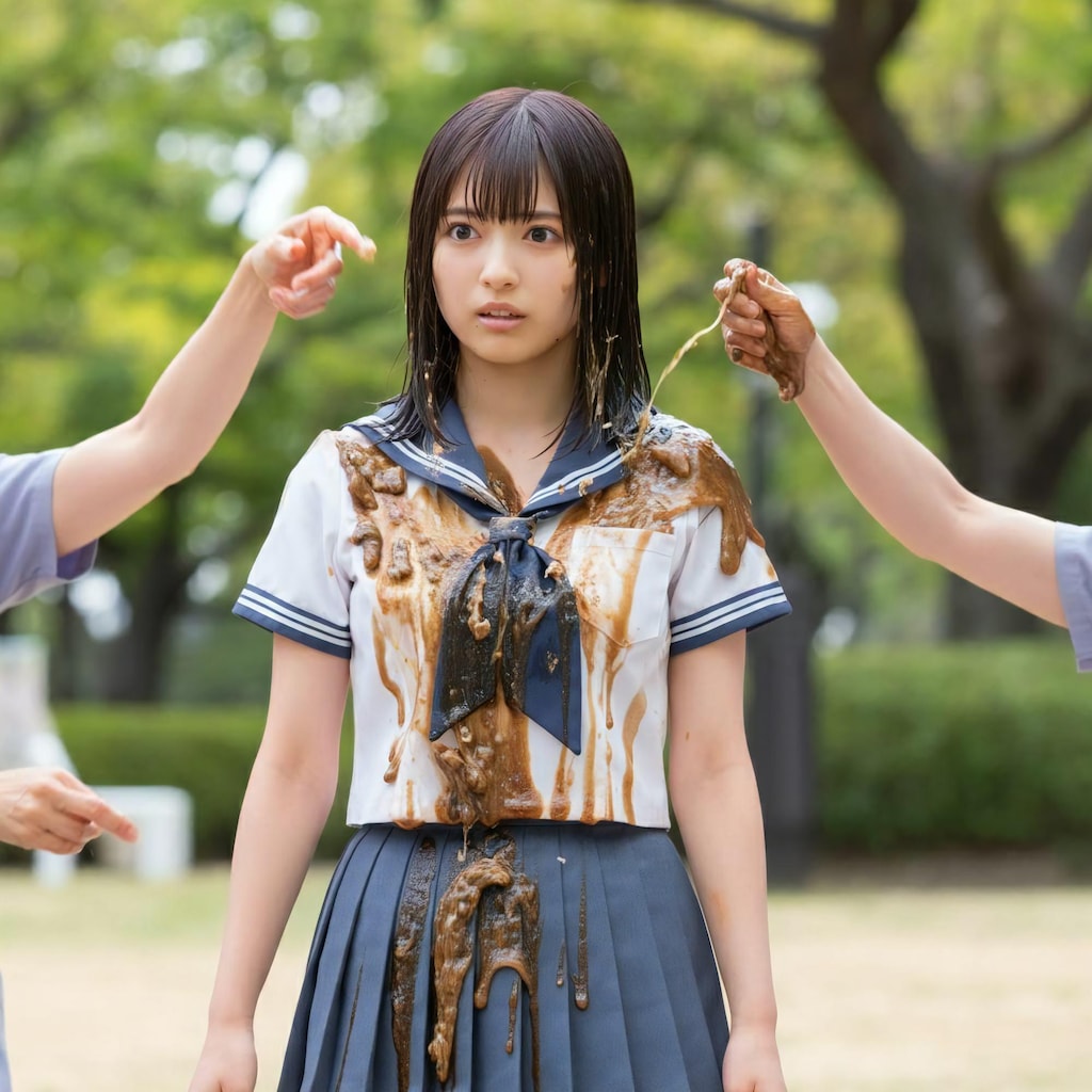 【ゲロ・閲覧注意】ゲロまみれセーラー服