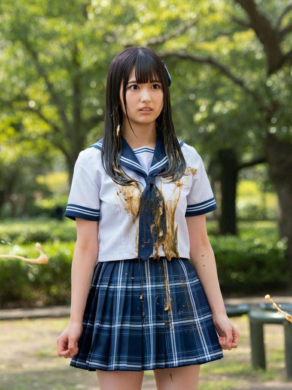 【ゲロ・閲覧注意】ゲロまみれセーラー服