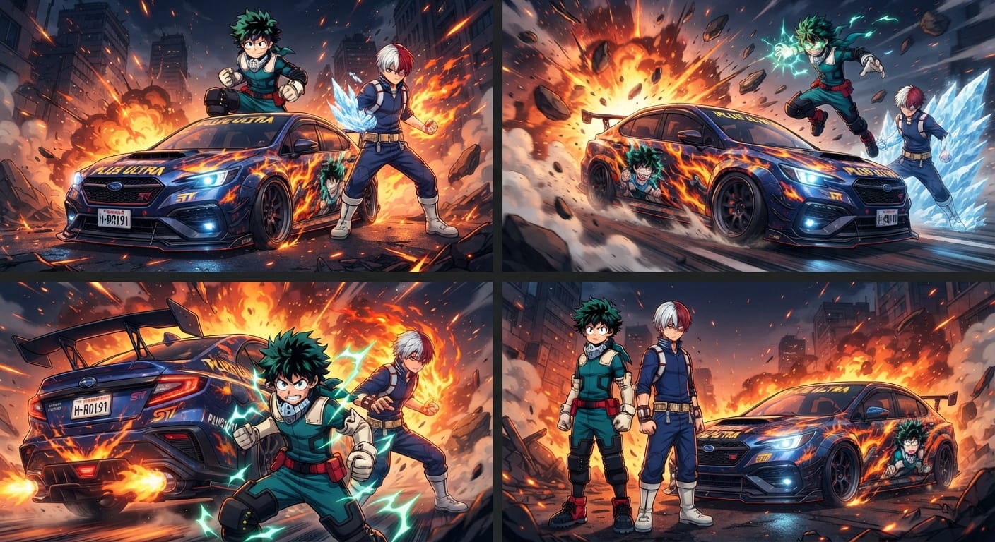 僕のヒーローアカデミアとWRX | の人気AIイラスト・グラビア