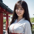 巫女の彼女 5枚目