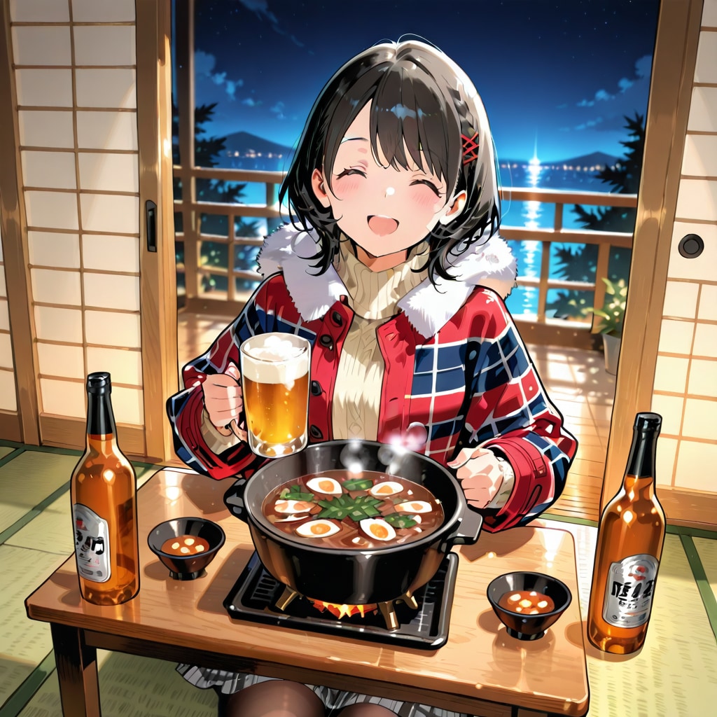 【企画：ちちぷい年末年始・PHOENIX】忘年会に行こう！② | の人気AIイラスト・グラビア