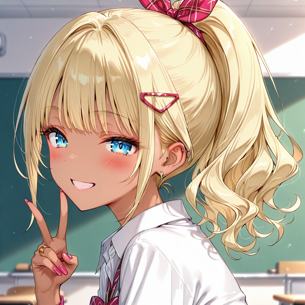 日焼けはっぴーピース✌️✨ | の人気AIイラスト・グラビア