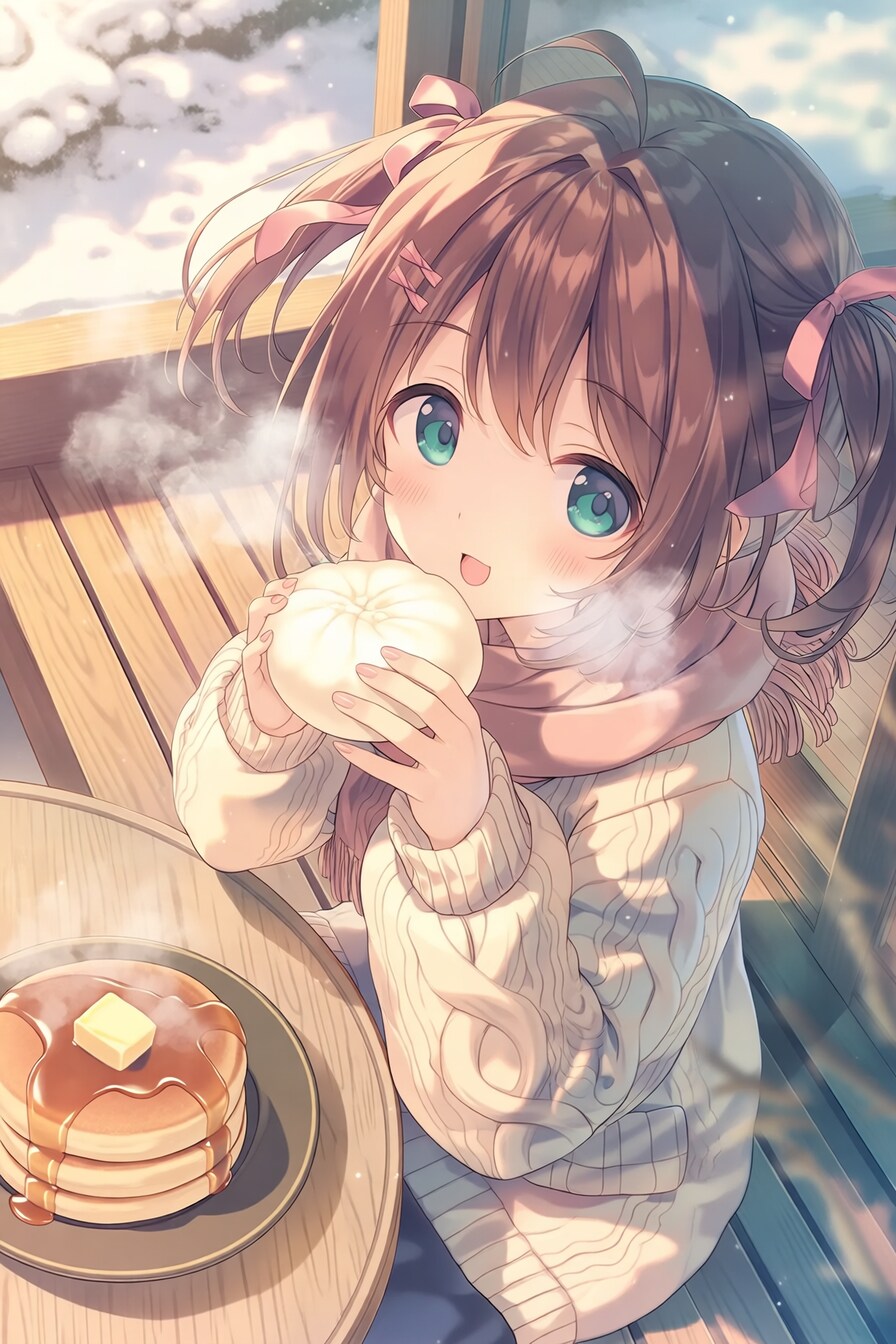 中華まんとホットケーキ | の人気AIイラスト・グラビア