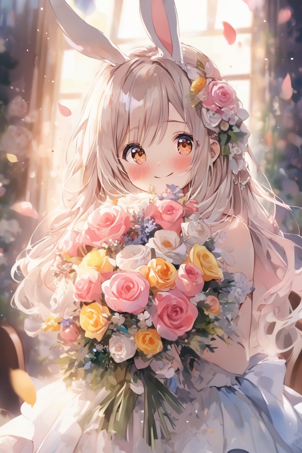 ウサギウェディング | の人気AIイラスト・グラビア