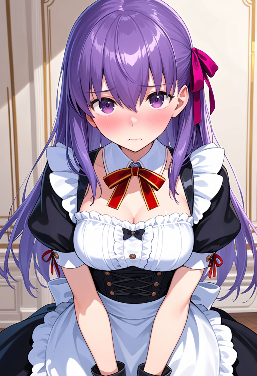 恥ずかしがり屋のメイドさん