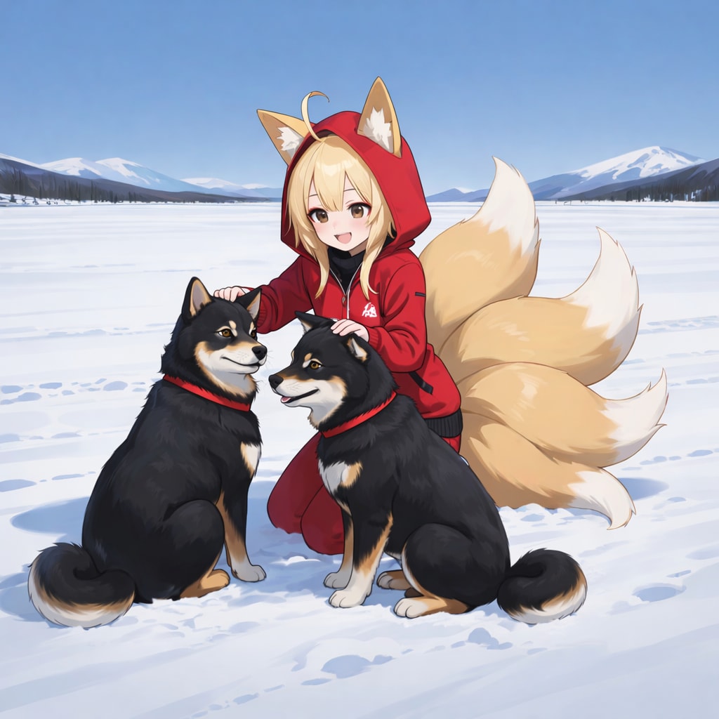 1/14　タロとジロの日 | の人気AIイラスト・グラビア