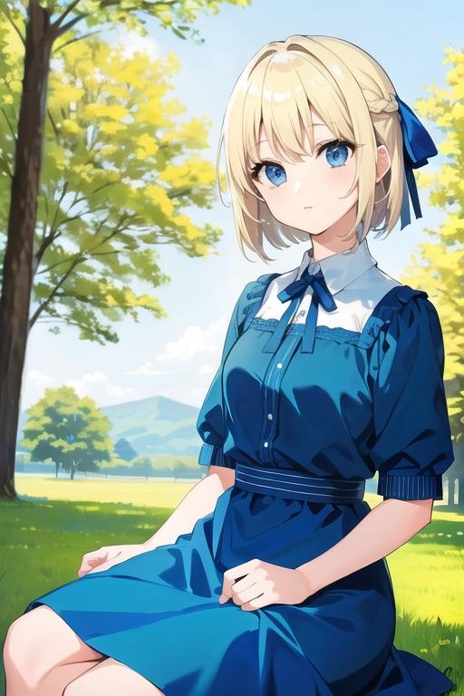 金髪✕リボン | の人気AIイラスト・グラビア