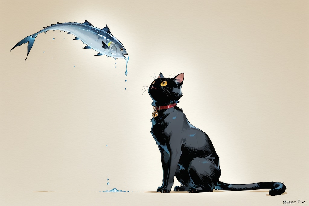 猫と魚