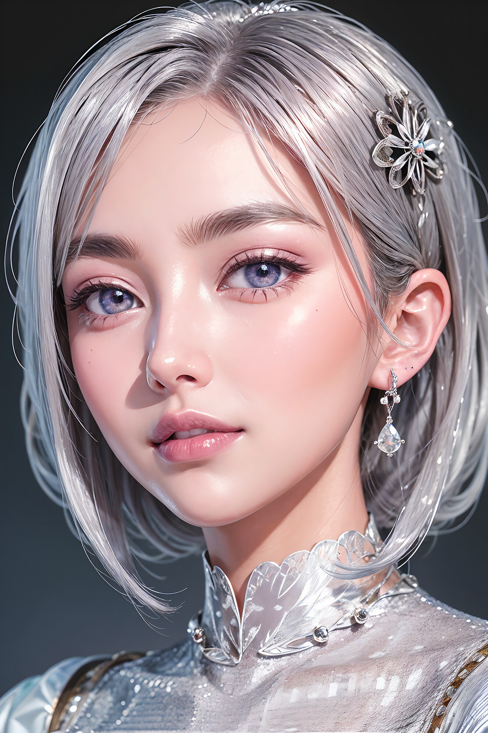 素材強調: 銀