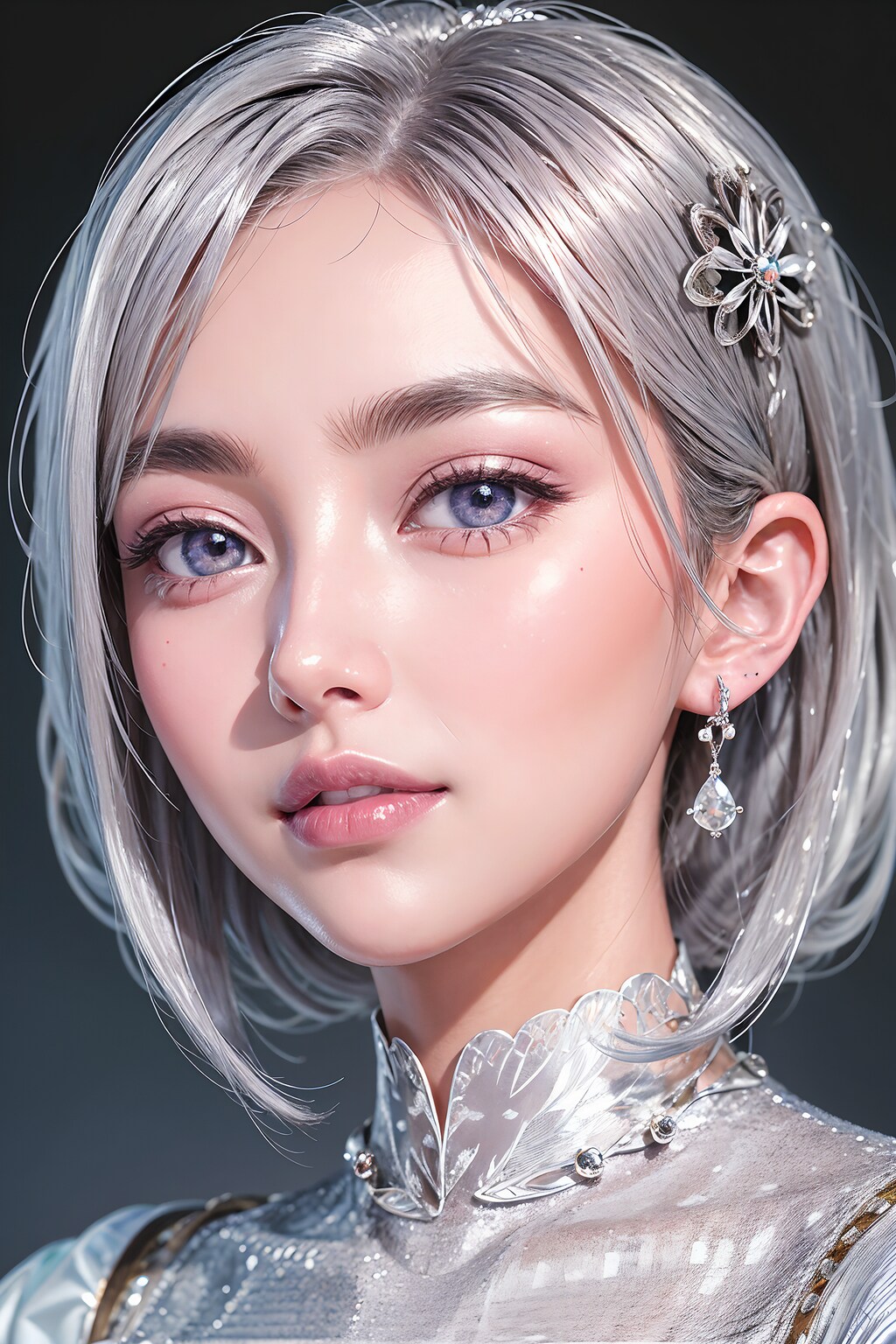 素材強調: 銀