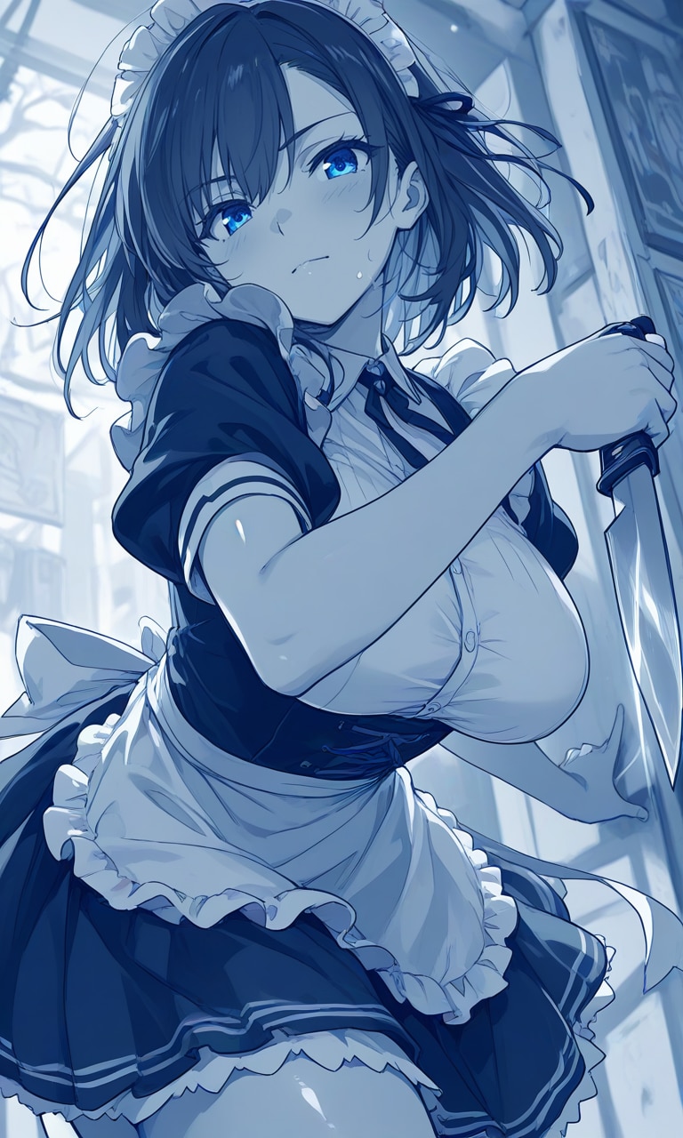 「おはようございます、ご主人様」【戦うメイドさん】 | の人気AIイラスト・グラビア