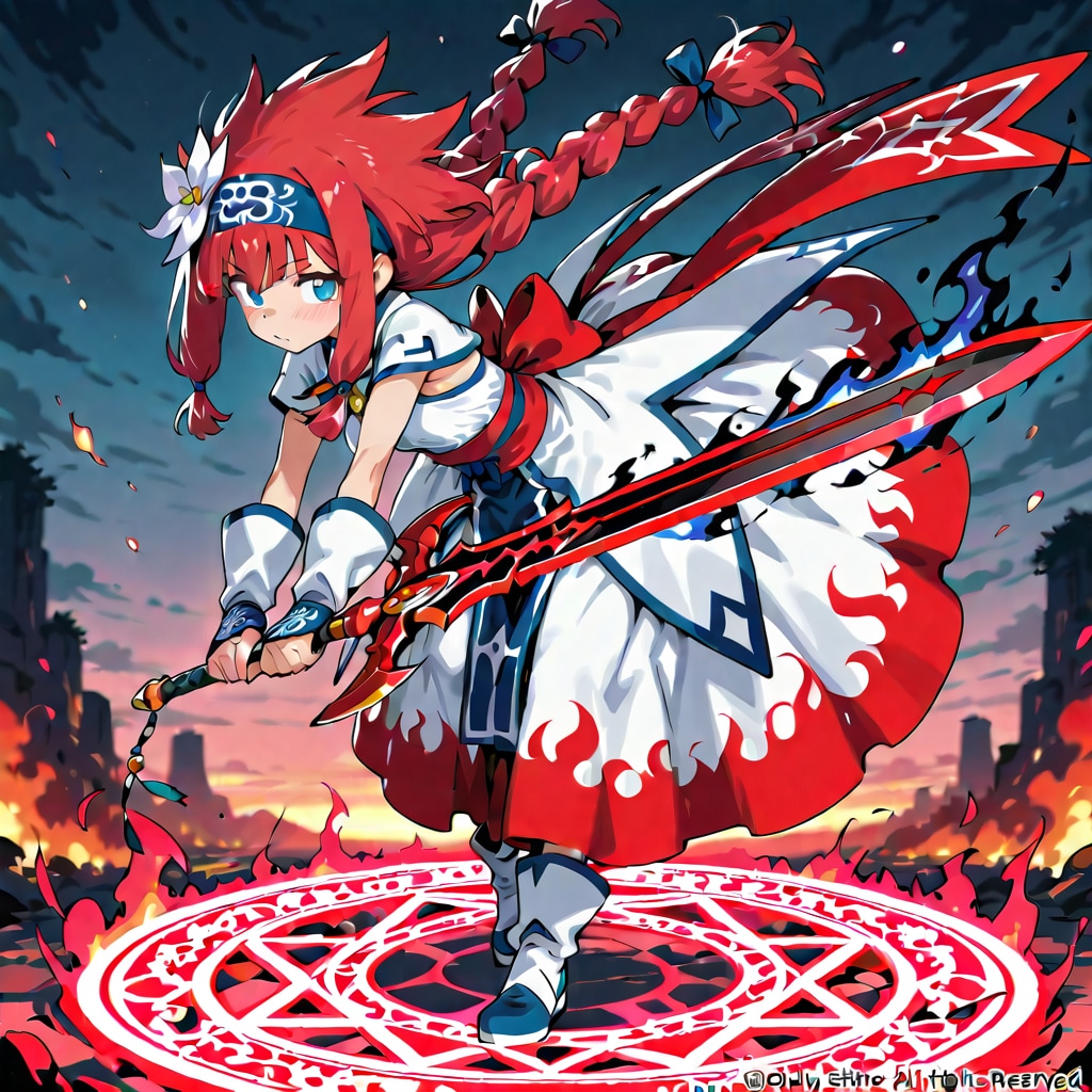 炎（ほむら）の一閃・準備中 | の人気AIイラスト・グラビア