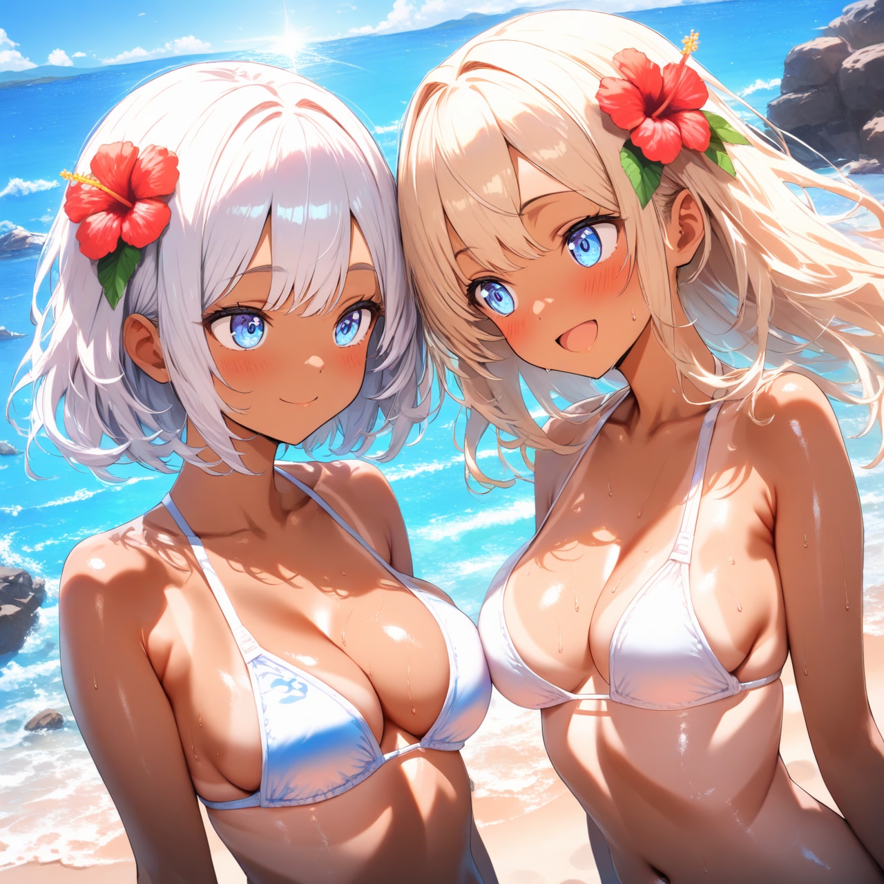 焼けたね！