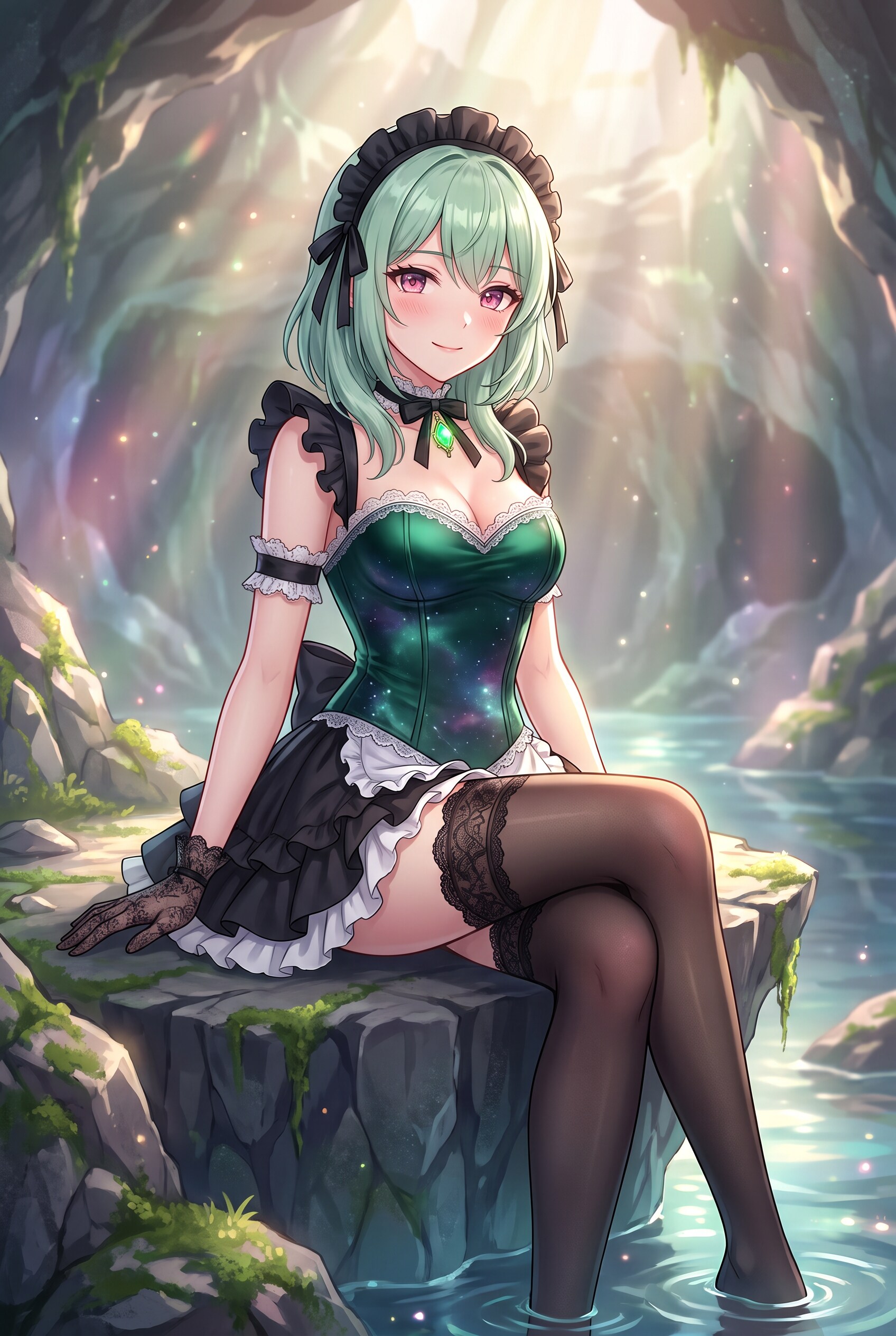 洞窟碧光の乙女