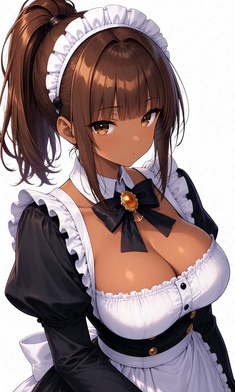褐色メイドのミコトちゃん