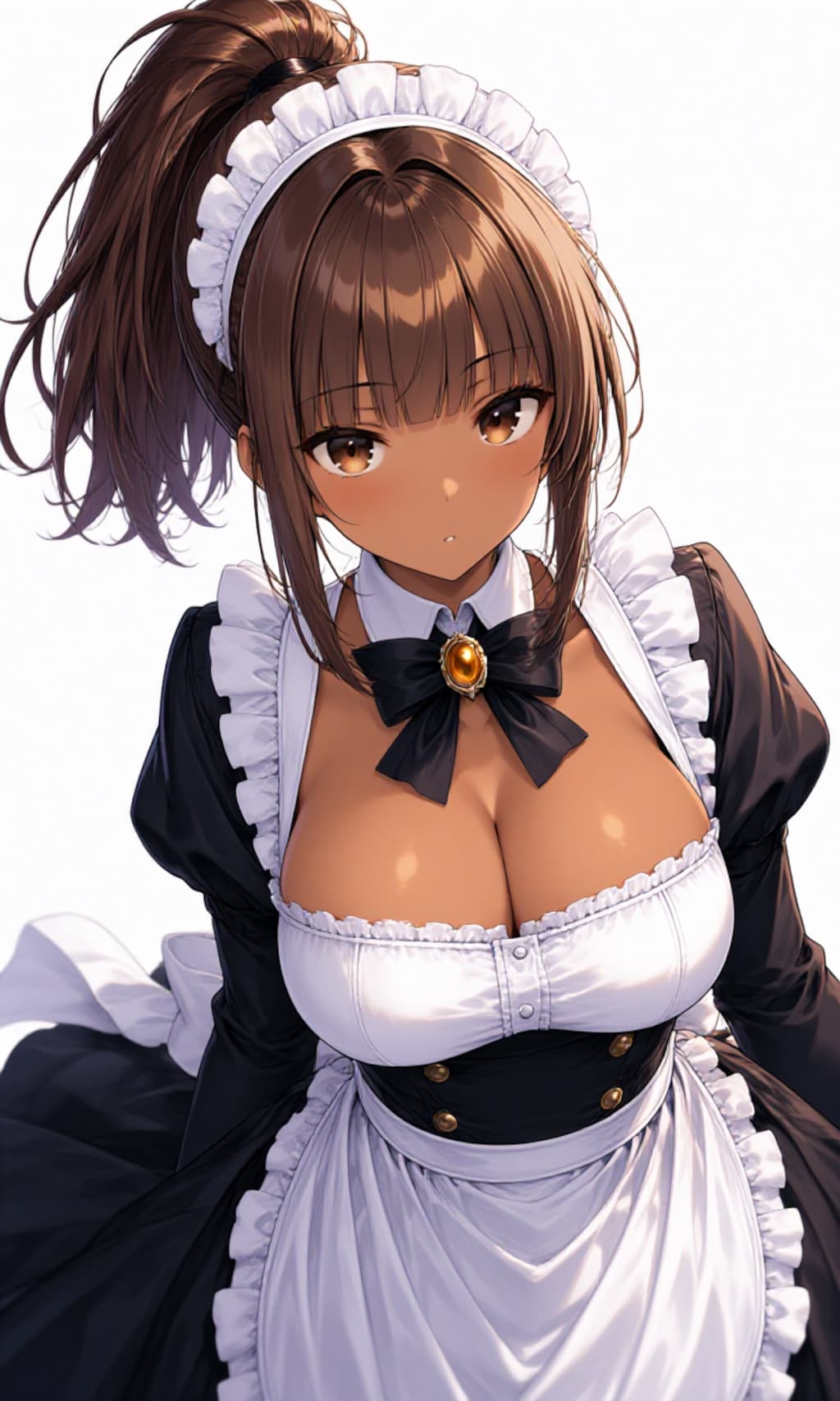 褐色メイドのミコトちゃん
