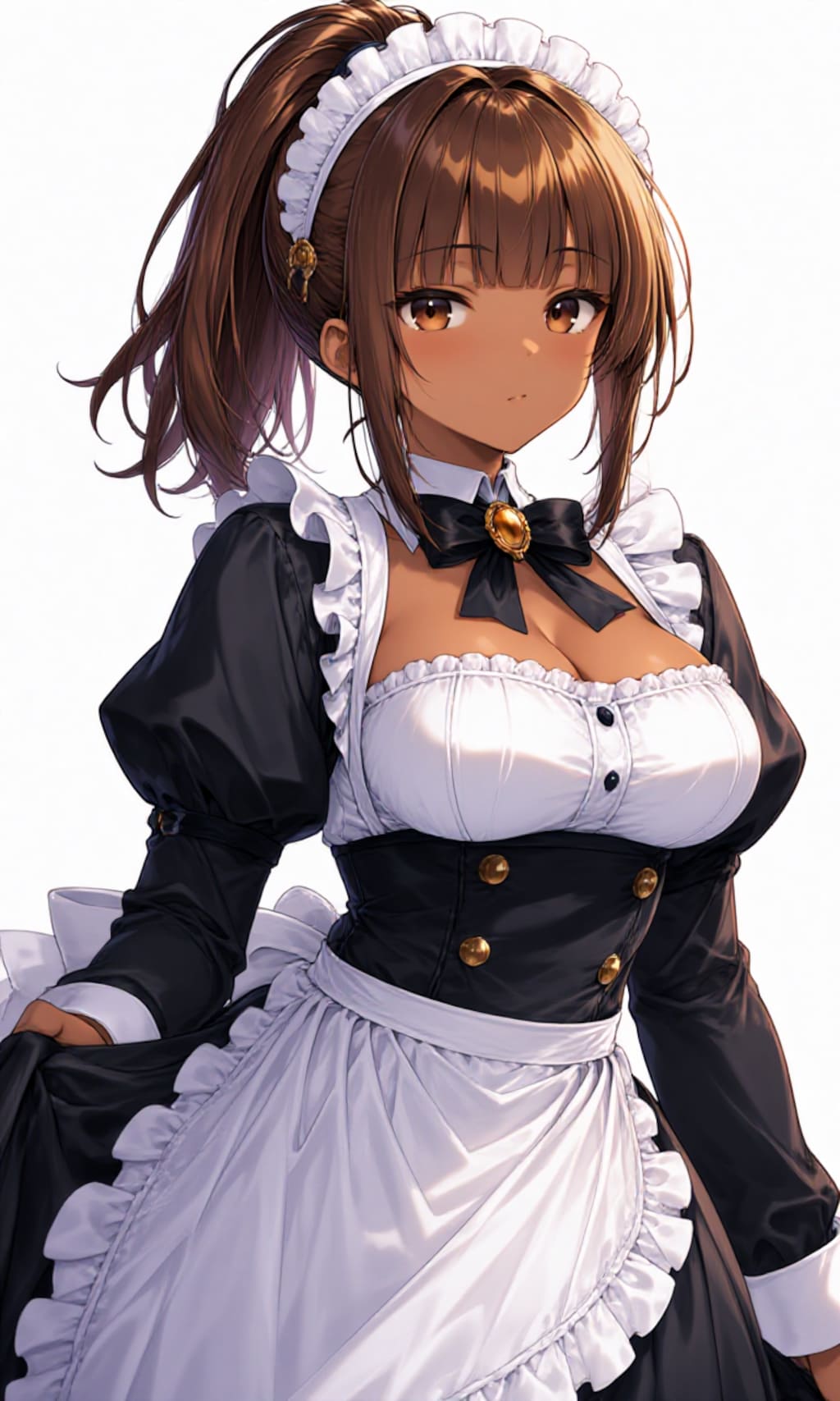 褐色メイドのミコトちゃん