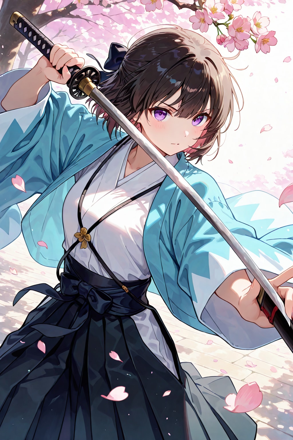 花と散るらん。